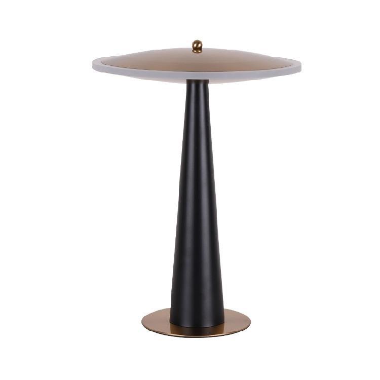 EPTL8426 Modern Minimalist Iron Saucer Table Lamp LED Light Source Creative Bedroom Desk Living Room Decorative Lamp Customizable