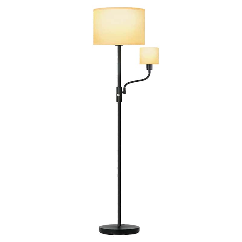 EPTL9011 Nordic Modern Iron Fabric Floor Lamp Creative Reading Light for Living Room Bedroom Sofa Bedside E27