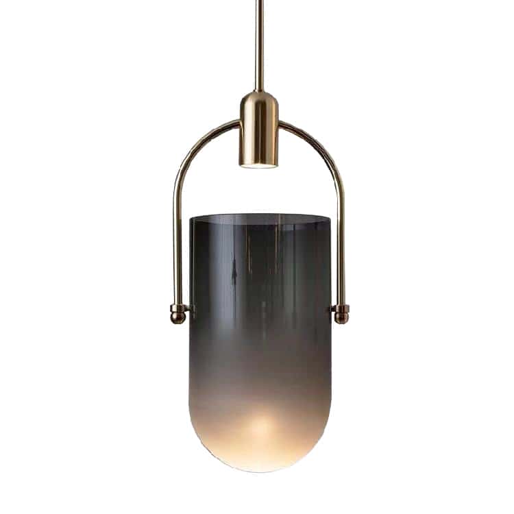 EPPL8007 Luxury Iron Glass Pendant Light | Modern Hanging Ceiling Lamp for Living Room, Dining Room, Bedroom, Cafe