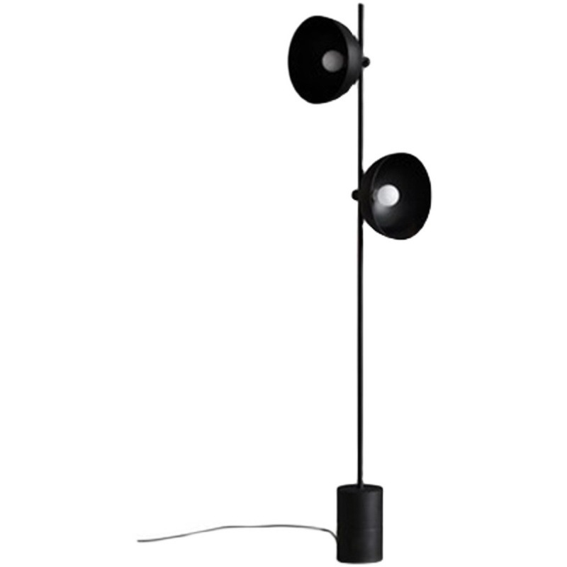 EPFL8319 Marble and Iron Adjustable Modern Floor Lamp for Living Room/Office with Dual LED Spotlights
