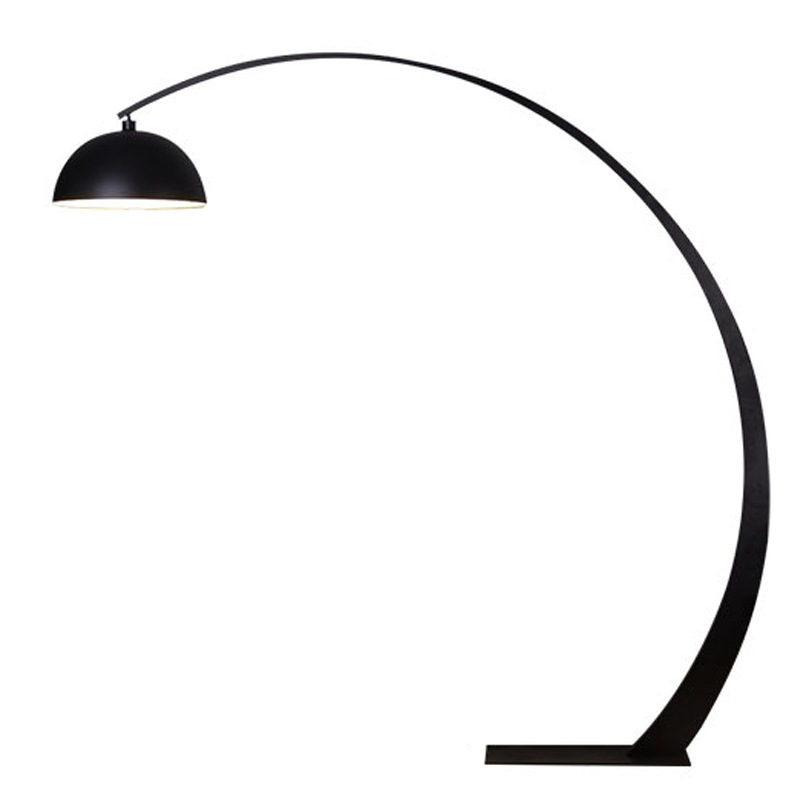 EPFL8029 Ultra-Modern Arc Floor Lamp Curved Metal Stand with Dome Shade for Living Room & Lounge Lighting