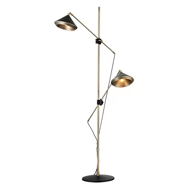 EPFL8045 Industrial Double-Head Floor Lamp 