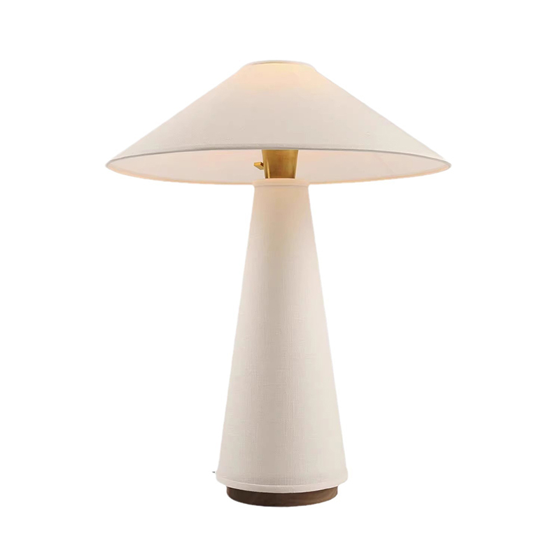 EPTL8192 Nordic Modern Simple Style Fabric Desk Lamp with White LED Light