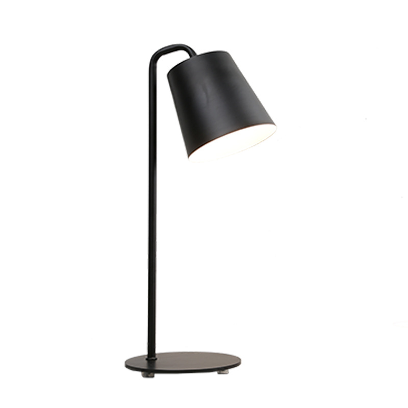 EPCL9170Modern Minimalist Black Metal Table Lamp for Bedroom, Office, Reading Desk Nordic Style Lighting Fixture