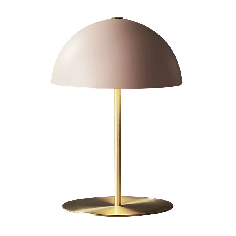 EPTL9173Modern Mushroom Table Lamp with Dual Light Source Electroplated & Painted Iron Body