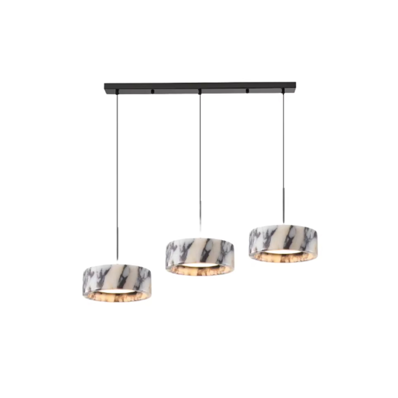EPPL9191Natural Stone Marble Pendant Modern LED Chandelier Middle