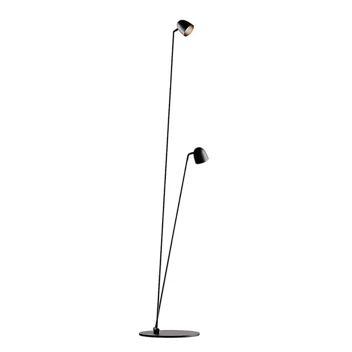 EPFL9221Modern Dual-Head Iron LED Floor Lamp