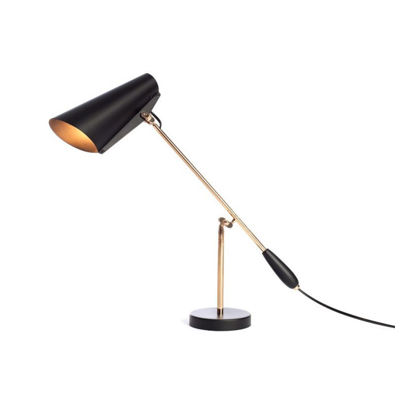 EPTL9230Modern Adjustable Iron Desk Lamp with Gold Arm Simple DC LED Reading Light