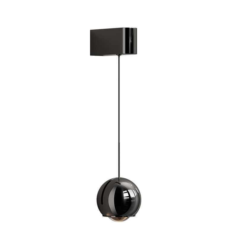 EPWL9245Modern Wall Light with Hanging Metal Ball Shade