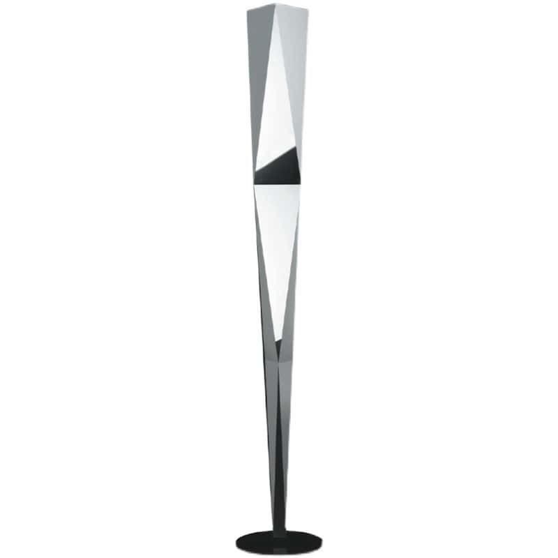 EPFL0361Mirrored Metal Sculptural Standing Light