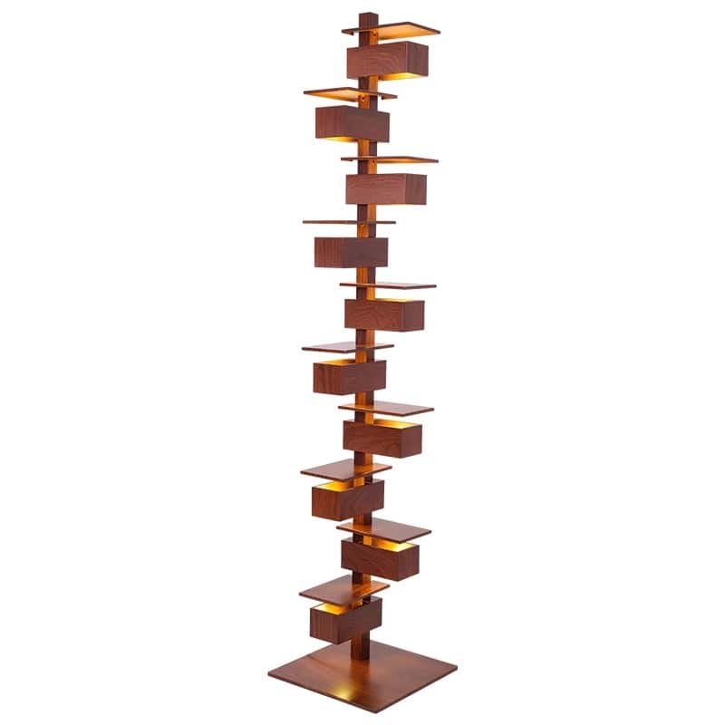 EPFL0363Modern Japanese Style Wooden LED Floor Lamp