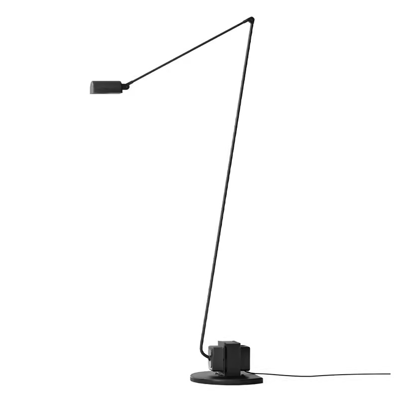 EPFL0391Minimalist Adjustable Floor with Long Arm and Rotatable Head