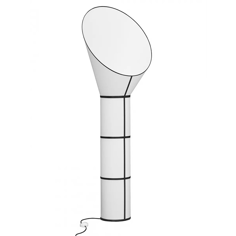 EPFL0398Architectural Column Floor Lamp Modern Sculptural Standing Light