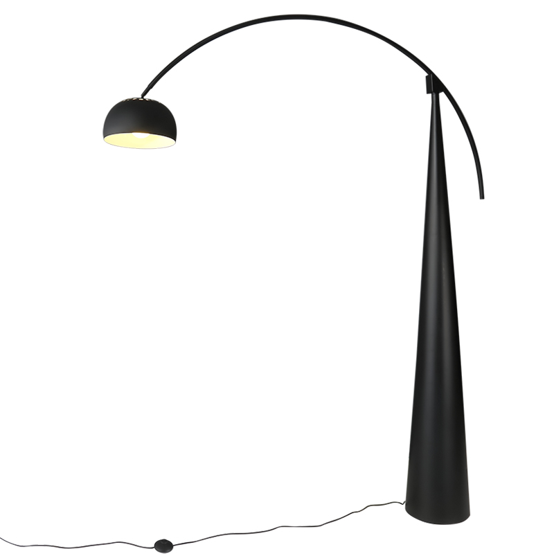 EPFL0417Modern Oversized Arched Floor Lamp with Cone Base
