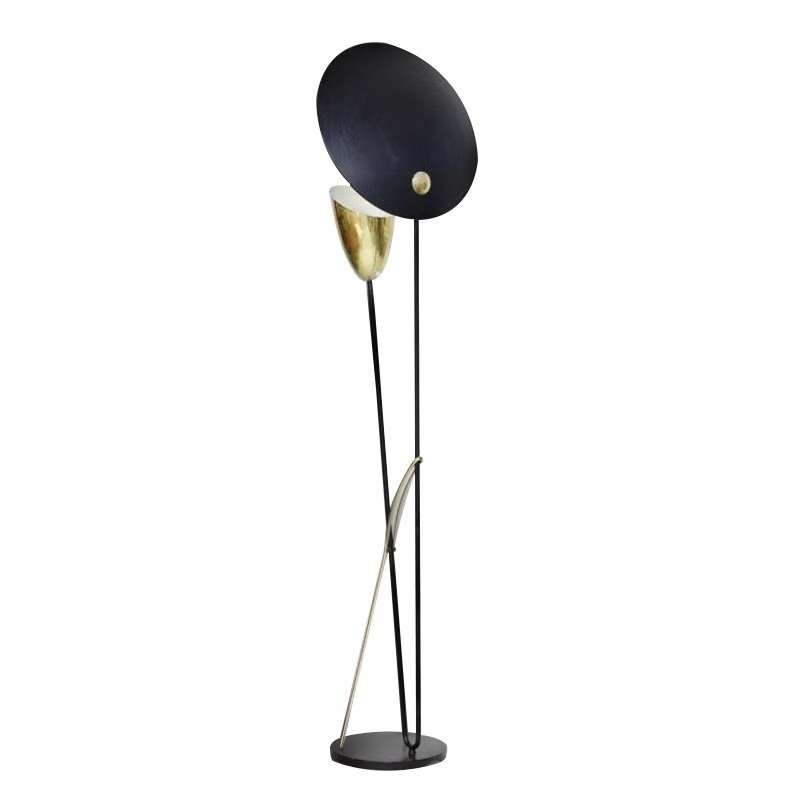 EPFL0431Vintage Floor Lamp with Reflector Dish
