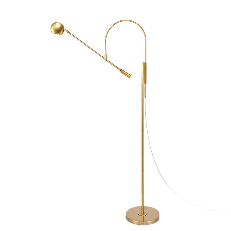 EPFL0451Modern iron Floor Lamp with Adjustable Arm