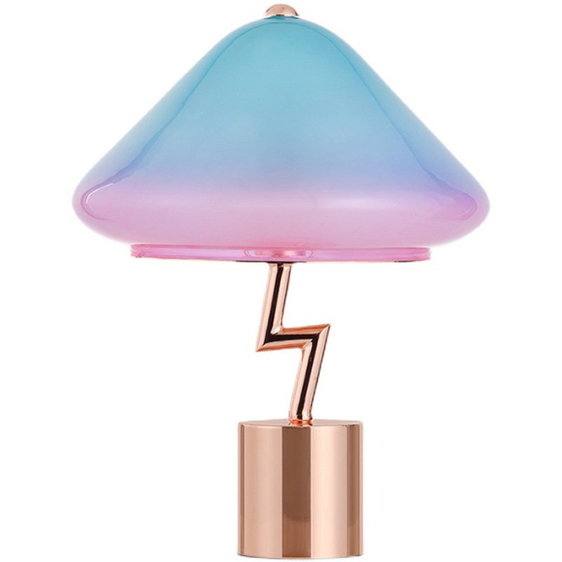 EPTL0523Colorful Gradient Mushroom Table Lamp