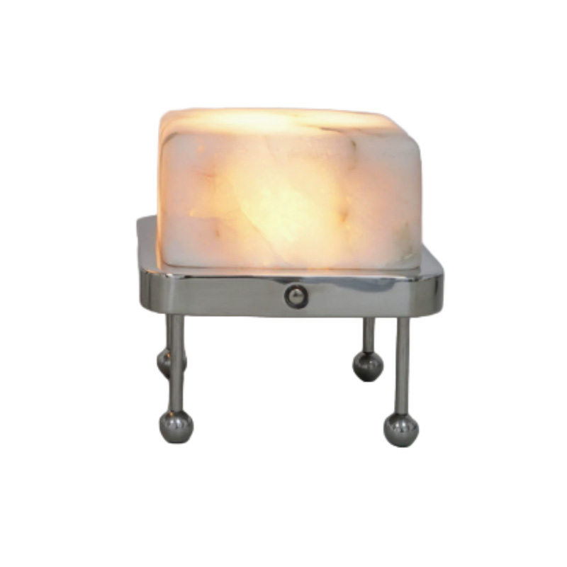 EPTL0549Modern Alabaster Table Lamp Natural Stone Decorative Accent Lamp