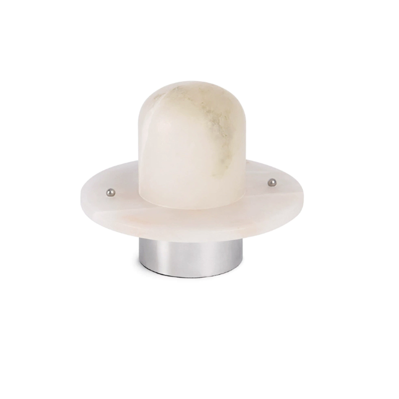 EPTL0551Modern Alabaster Table Lamp Natural Stone Decorative Bedside Lamp