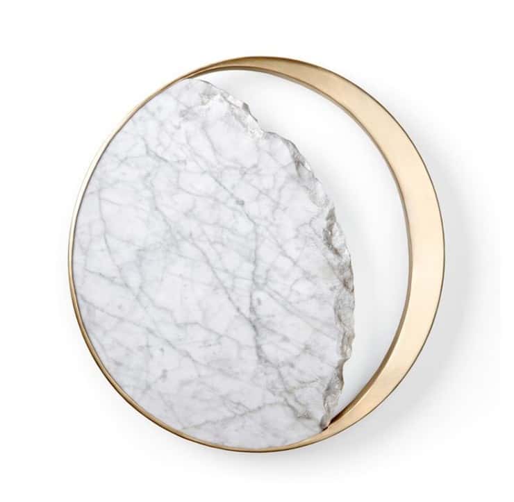 EPWL0572Luxury Marble and Brass Wall Lamp