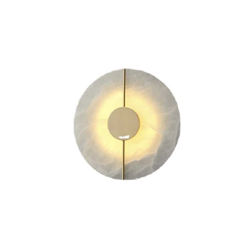EPWL0579Luxury Iron and Alabaster Wall Lamp