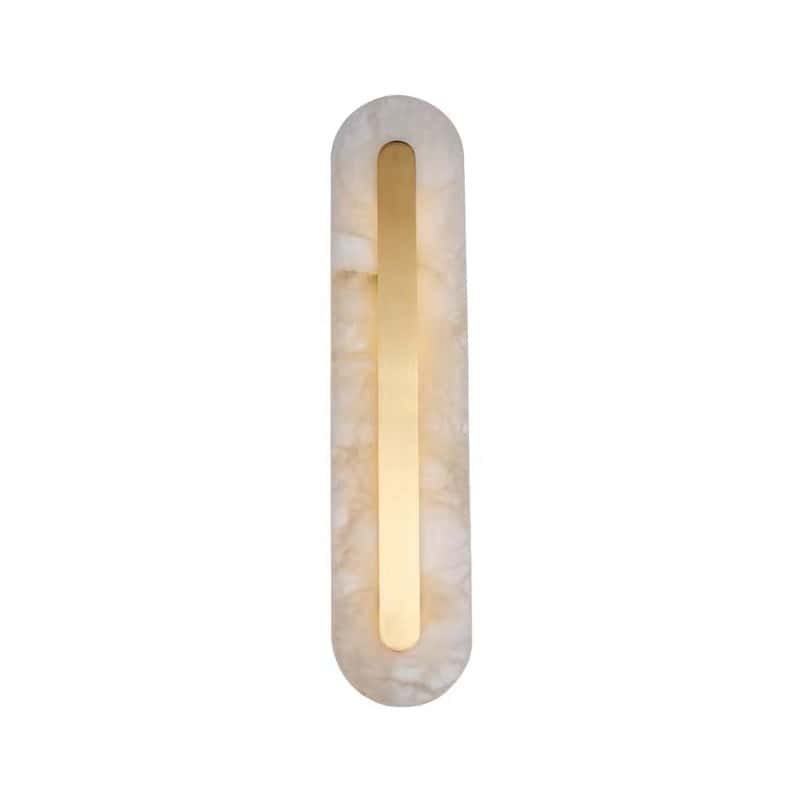 EPWL0583Luxury Solid Brass and Alabaster Wall Lamp