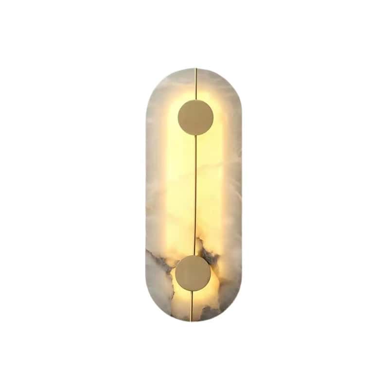 EPWL0584Luxury Solid Brass and Alabaster Wall Lamp