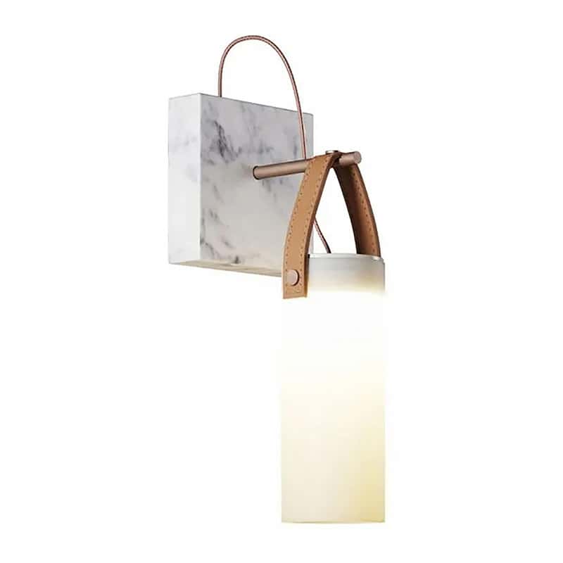 EPWL0589Luxury Marble & Leather Wall Lamp