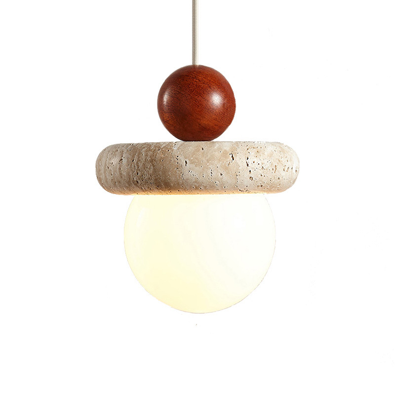 EPPL0617Modern Travertine Pendant Light Small Nordic Hanging Lamp