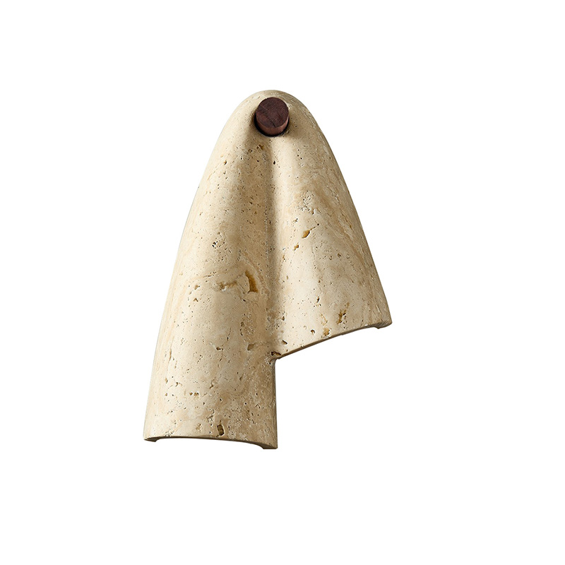 EPWL0646Modern Travertine Wall Light Natural Stone up Down Wall Sconce Decorative Lighting