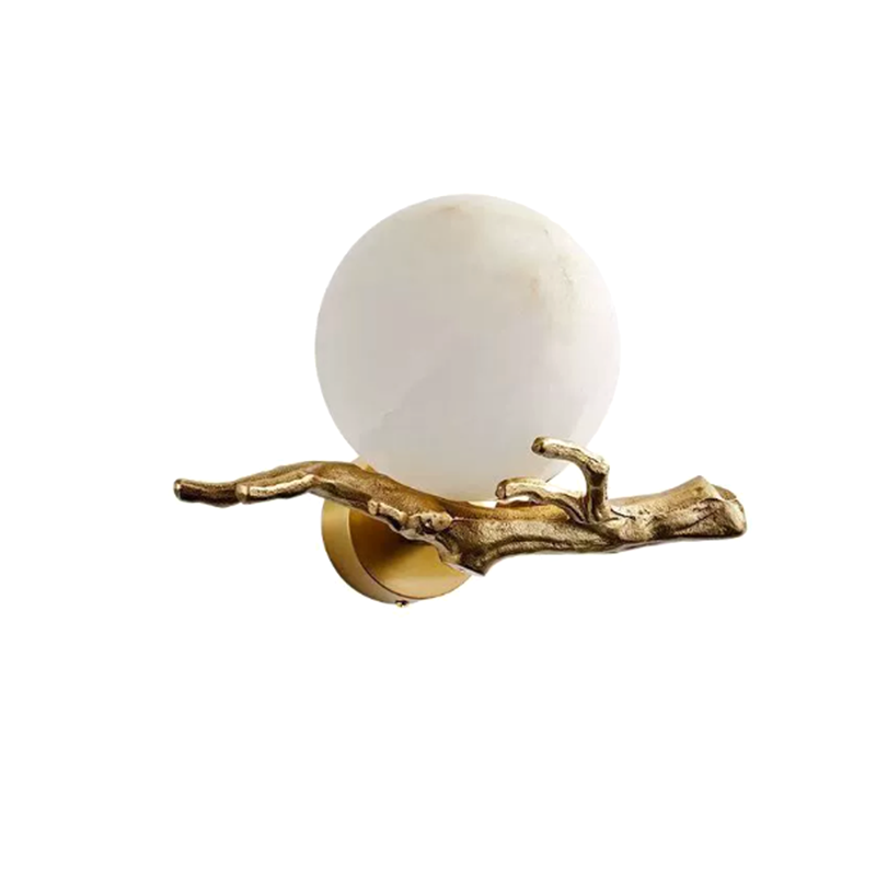EPWL0675Modern Decorative Branch Wall Lamp Glass Globe Wall Sconce