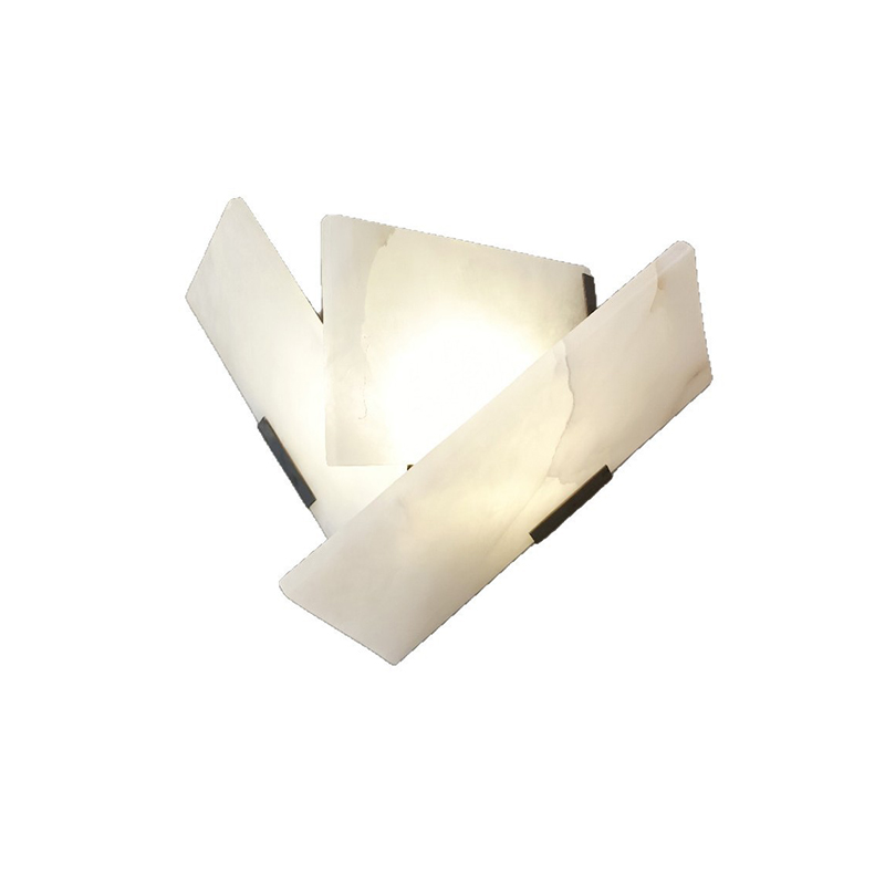 EPWL0687Modern Alabaster Wall Lamp Luxury Marble Wall Sconce Decorative Stone Wall Light