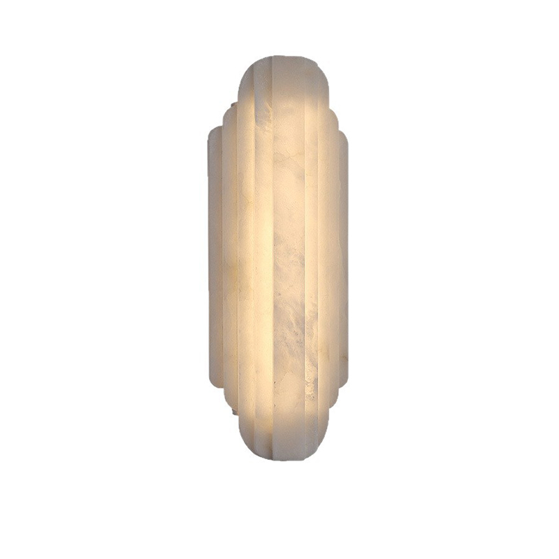 EPWL0691Luxury Alabaster Wall Lamp Art Deco Marble Wall Sconce Modern Decorative Wall Light