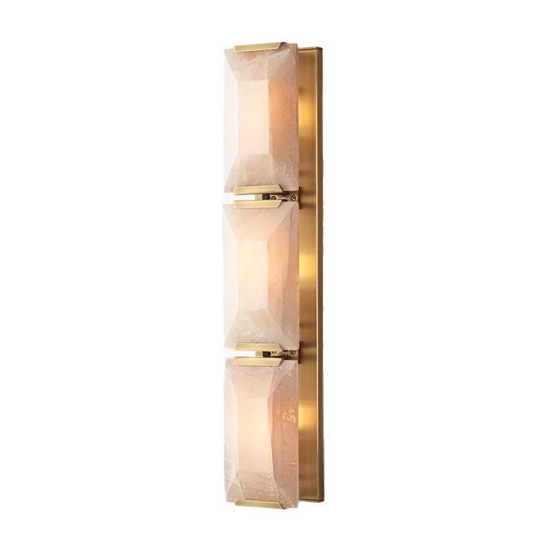 Luxury Alabaster Wall Lamp Modern Stone Wall Sconce