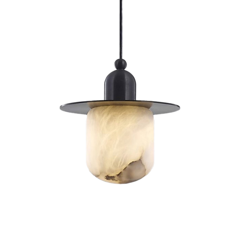 EPPL0705Contemporary Alabaster Effect Ceiling Light Luxury Interior Lighting