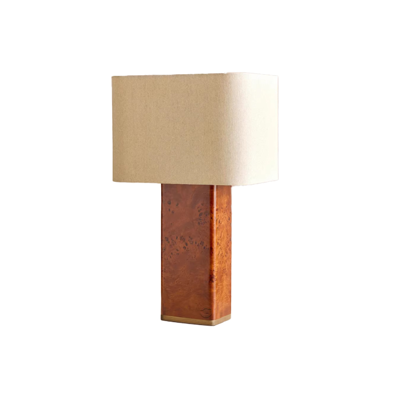 EPTL0748Luxury Wood Table Lamp Modern Decorative Lamp Fabric Shade