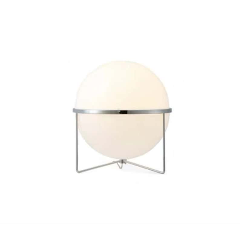 EPTL0756Modern Globe Table Lamp with Chrome Frame