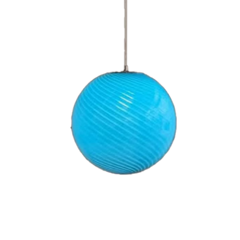 EPPL0775Modern Blue Glass Pendant Light