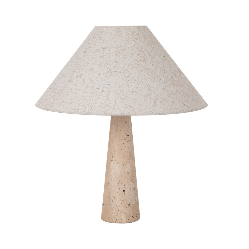EPTL0880Modern Travertine Table Lamp