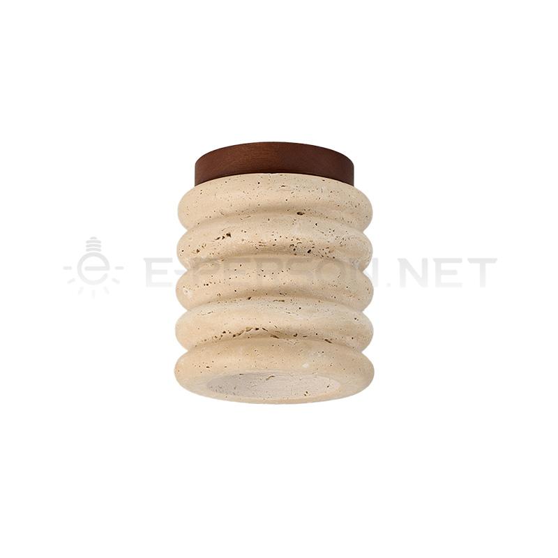 EPCL1038Natural Travertine Ceiling Light