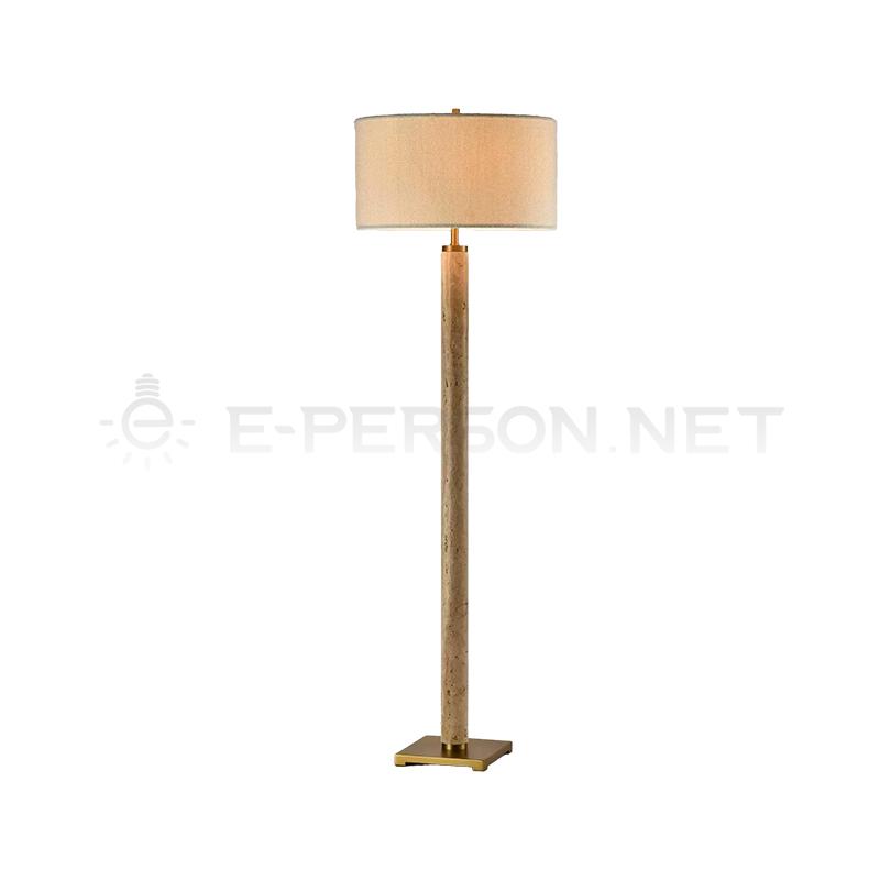 EPFL1011Modern Travertine Floor Lamp