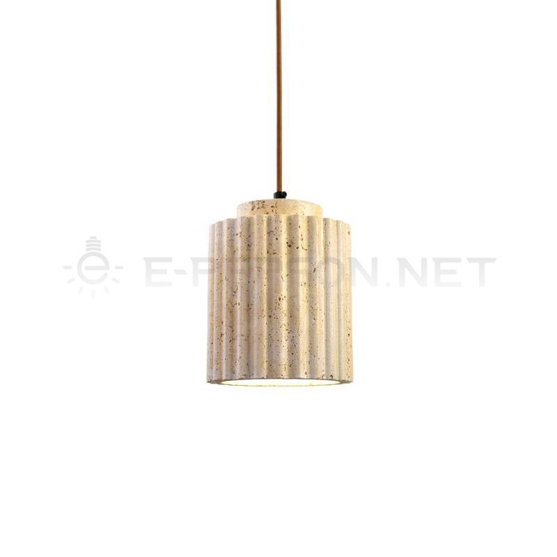 EPPL0976Natural Travertine Pendant Light