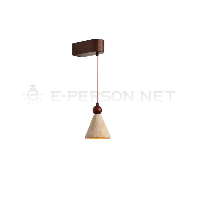 EPPL1056Natural Travertine Pendant Light