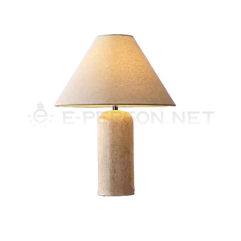 EPTL0946Modern Travertine Table Lamp