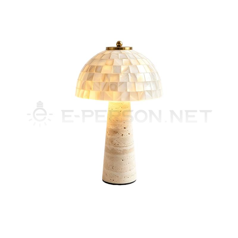 EPTL1102Luxury Natural Shell Mosaic Table Lamp