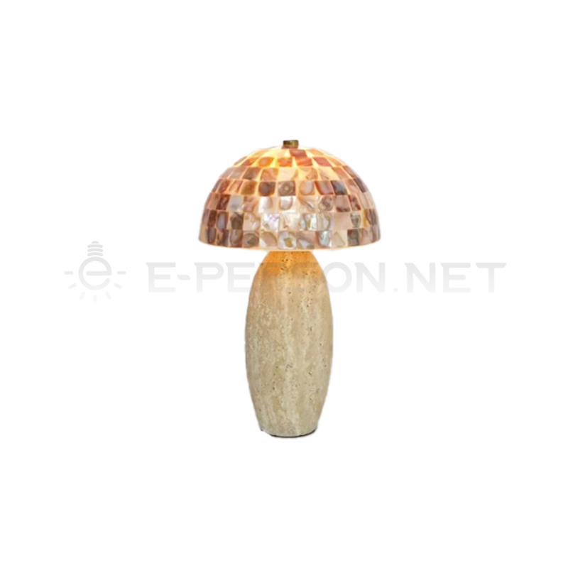 EPTL1103Luxury Natural Shell Mosaic Table Lamp