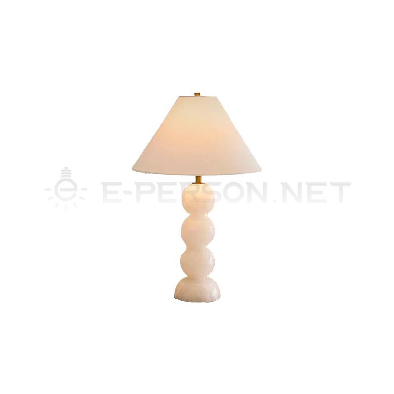 EPTL1113Modern Luxury White Stone Table Lamp