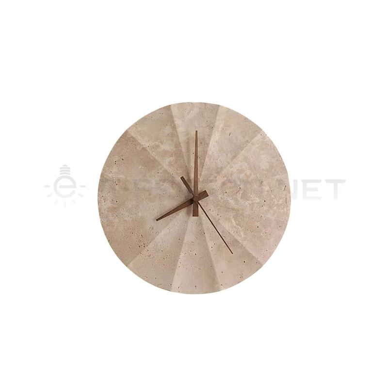EPWL0964Modern Travertine Wall Clock