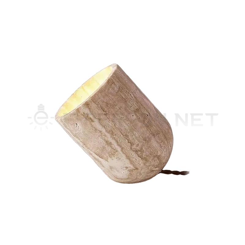 EPWL0993Modern Natural Travertine Table Lamp